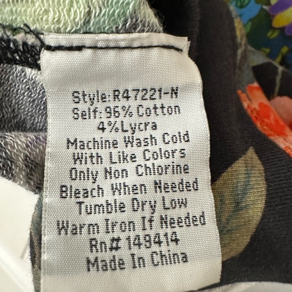 Johnny Was Dreamer Velvet  Floral Mix Set XS - Picture 12 of 13